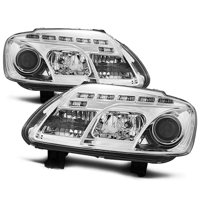 Scheinwerfer Tagfahrlicht Chrom passend für VW TOURAN 02.03-10.06 / CADDY