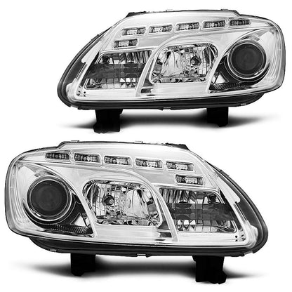 Scheinwerfer Tagfahrlicht Chrom passend für VW TOURAN 02.03-10.06 / CADDY