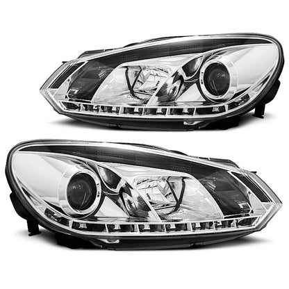 Scheinwerfer True DRL Chrom passend für VW Golf 6 10.08-12