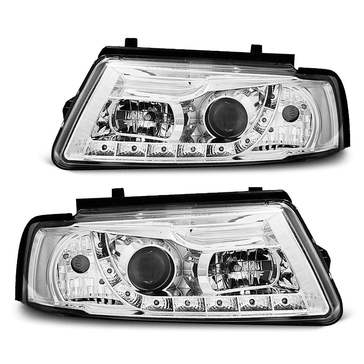 Scheinwerfer Daylight Chrom passend für VW Passat B5 11.96-08.00