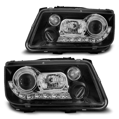 Scheinwerfer Daylight Schwarz passend für VW Bora 09.98-05.05