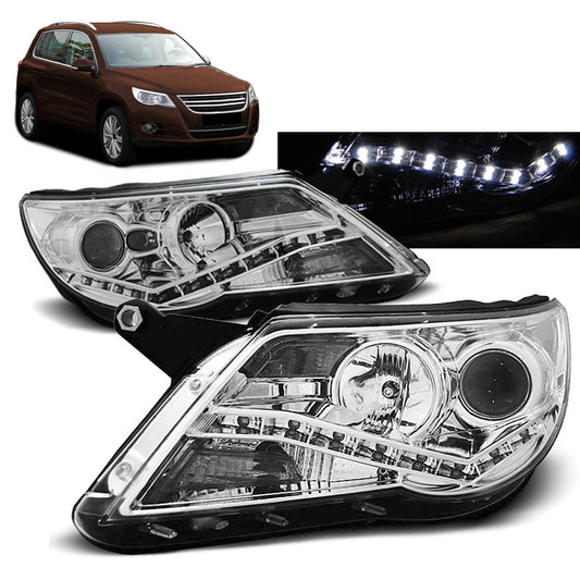 Scheinwerfer Tagfahrlicht Chrom passend für VW Tiguan 10.07-11