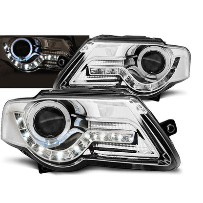 Scheinwerfer Tagfahrlicht Chrom passend für VW Passat B6 3C 03.05-10