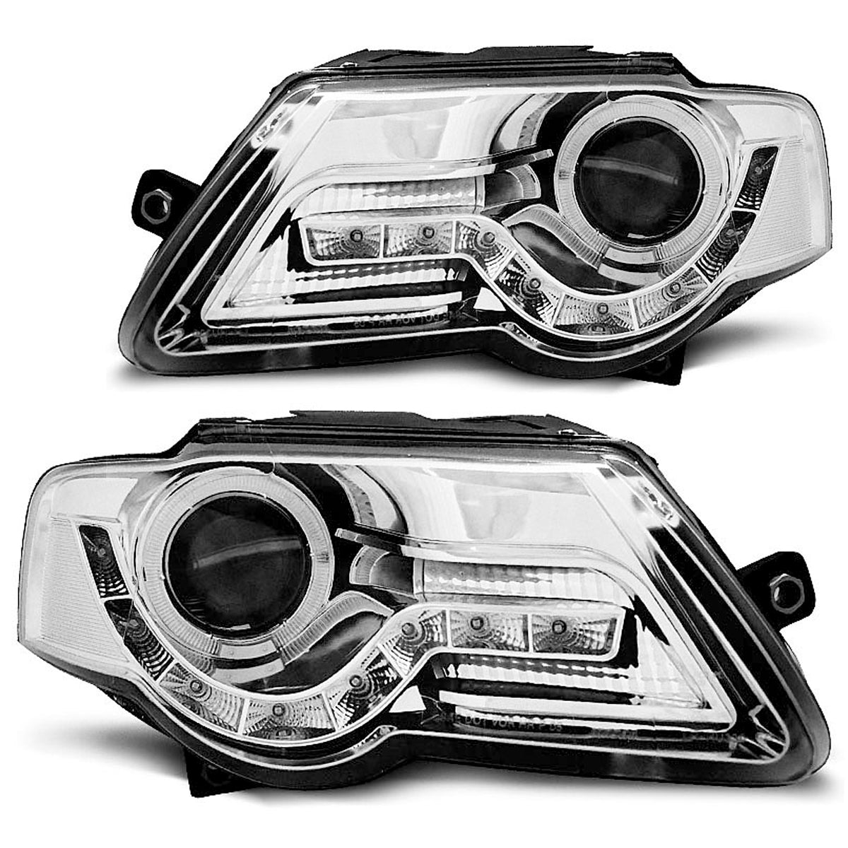 Scheinwerfer Tagfahrlicht Chrom passend für VW Passat B6 3C 03.05-10