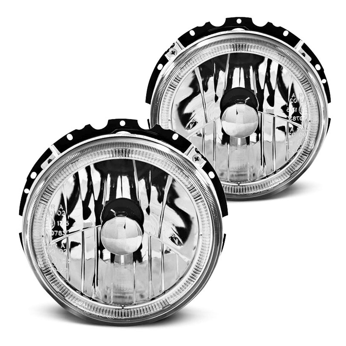 Scheinwerfer Angel Eyes Chrom passend für VW Golf 1 05.74-07.83