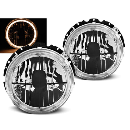 Scheinwerfer Angel Eyes Chrom passend für VW Golf 1 05.74-07.83