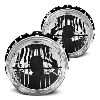 Scheinwerfer Angel Eyes Chrom passend für VW Golf 1 05.74-07.83