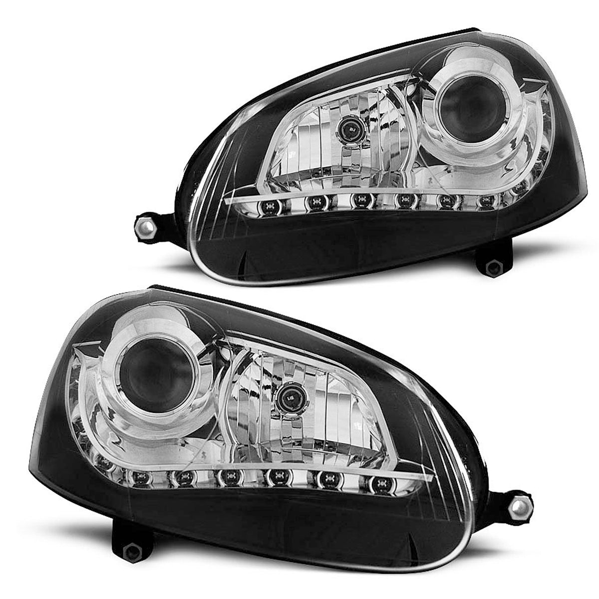 Xenon Scheinwerfer Schwarz passend für VW Golf 5