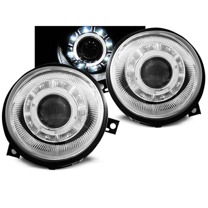 Scheinwerfer Tagfahrlicht Chrom passend für VW Lupo 98-05