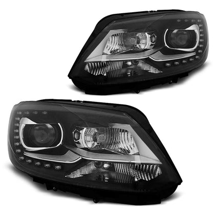 Scheinwerfer True DRL Schwarz passend für VW Touran II 08.10-15