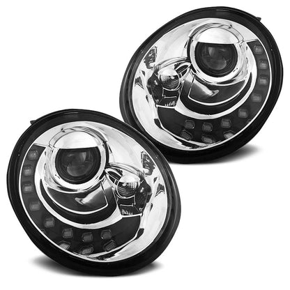 Scheinwerfer Tagfahrlicht Chrom passend für VW New Beetle 10.98-05.05