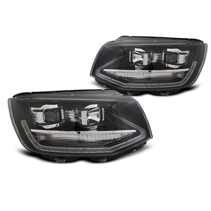 Scheinwerfer True DRL Schwarz passend für VW T6 15-19