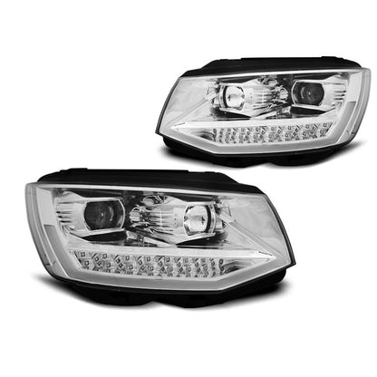 Scheinwerfer Tube Licht DRL Chrom passend für VW T6 15-19