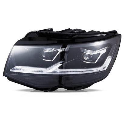 Voll LED schwarze Scheinwerfer passend für VW Transporter Multivan T6 2015-2019