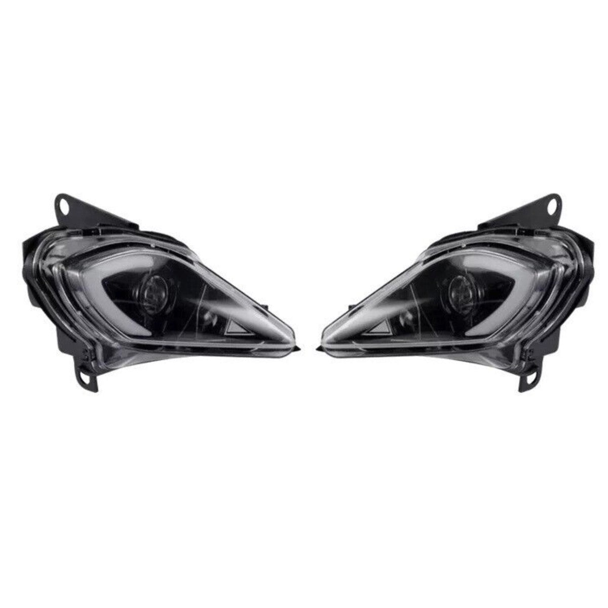 Front LED Scheinwerfer DRL Gelbes Blinklicht passend für Toyota Hiace 2004-2019