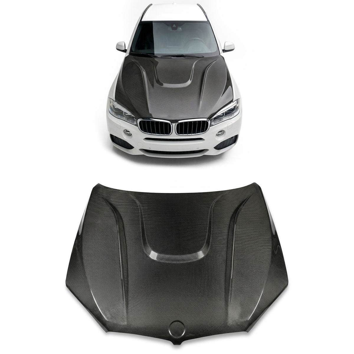 Sport Haube aus Carbon passend für BMW X5 X6 2014-2018