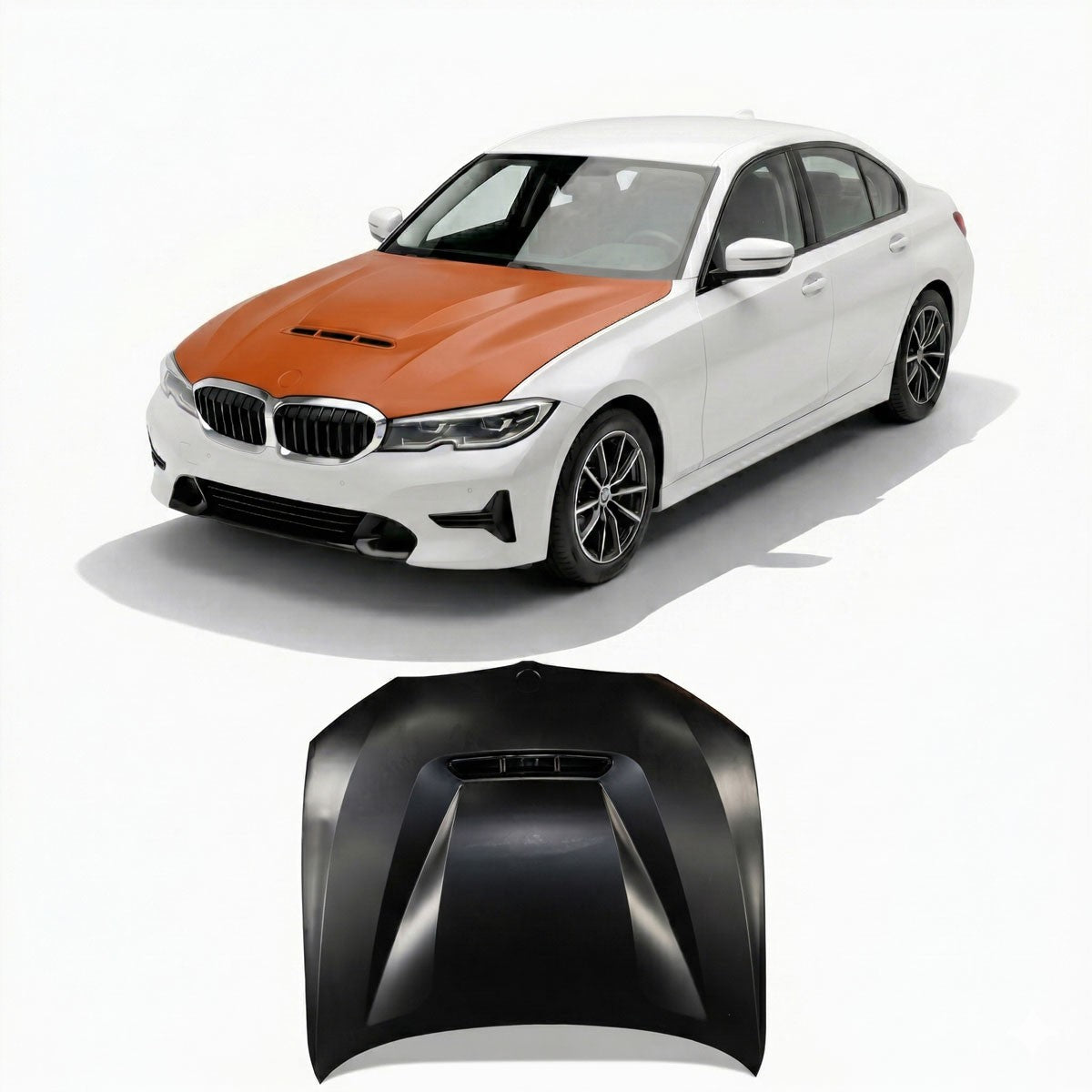 Aluminium Motorhaube passend für BMW 3er G20 G21 2019-