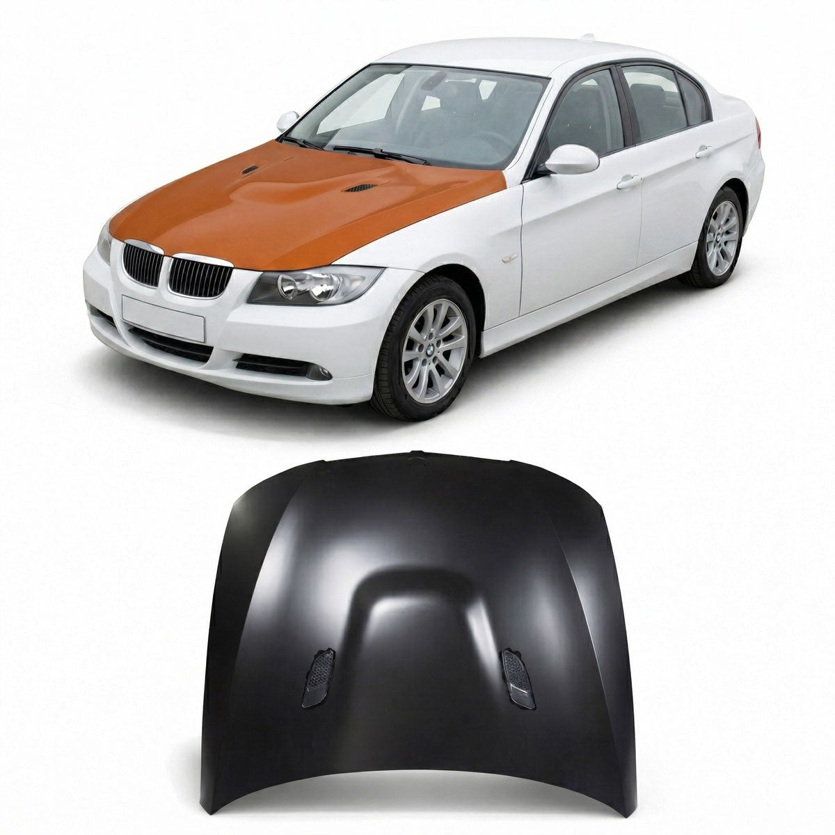 Stahl-Fronthaube passend für BMW 3er E90 E91 2005-2008
