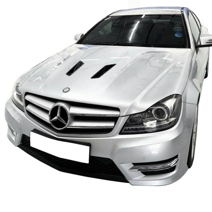 Aluminium Haube passend für Mercedes C-Klasse W204 Facelift 2011-2015