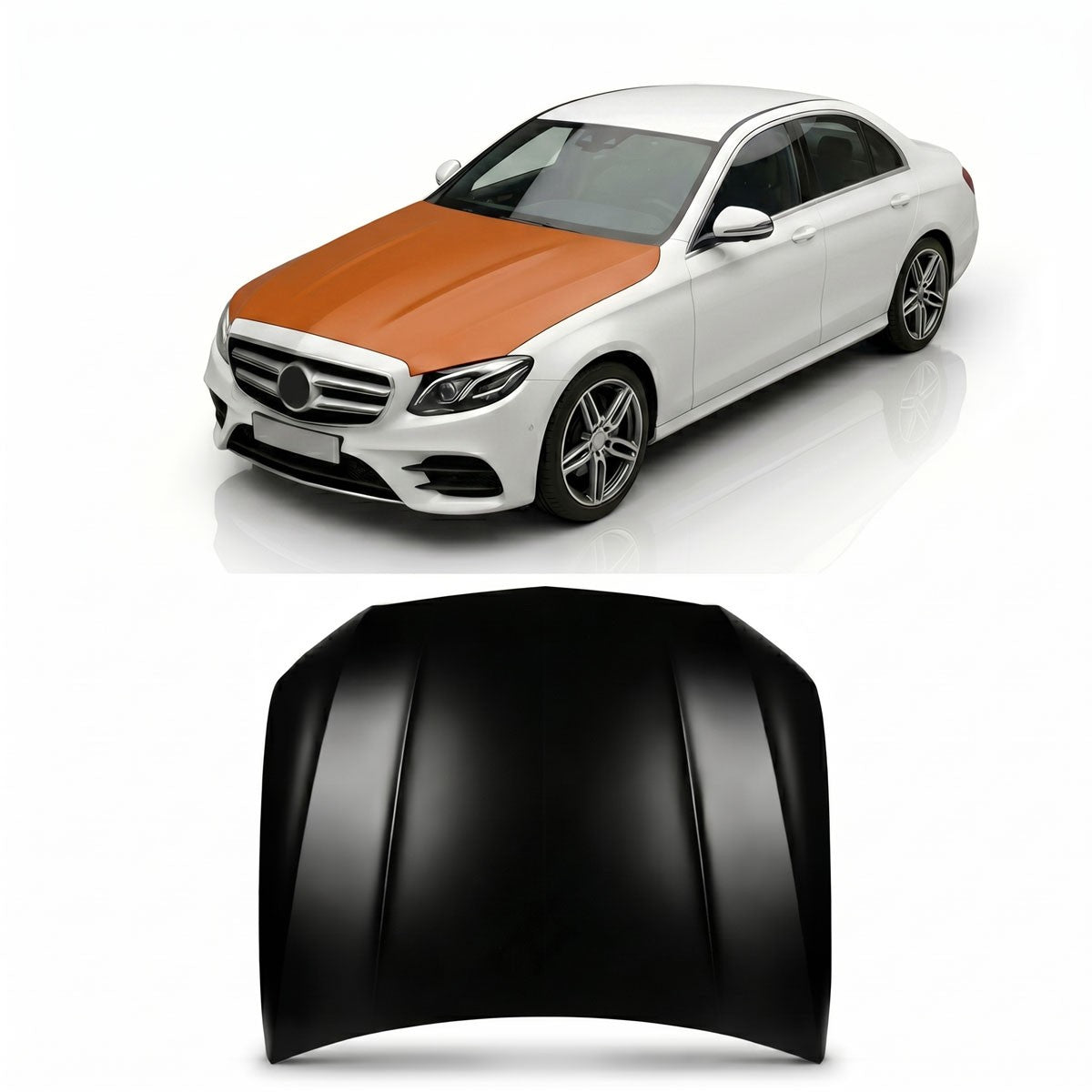 Aluminium Motorhaube passend für Mercedes E-Klasse W213 Limousine 2016-2023