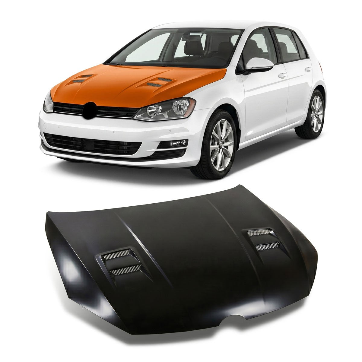 Stahl Motorhaube passend für VW Golf 7 2012-2019