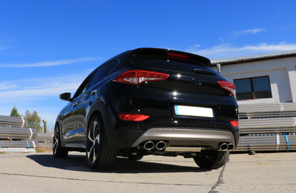 Hyundai Tucson TLE 4x2 & 4x4 Endschalldämpfer Ausgang rechts/links - 2x115x85 Typ 32 rechts/links