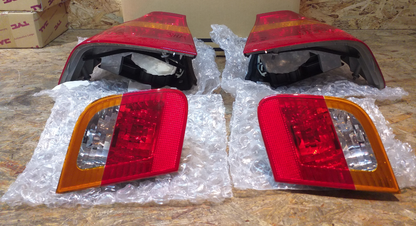 E46 Rückleuchtenset rot, gelb, seitenblinker gelb original BMW NEU