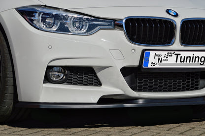 CUP Frontspoilerlippe ABS BMW 3er F30/F31 inkl. Facelift Schwarz Glanz