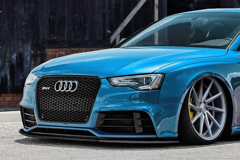 CUP Frontspoilerlippe ABS Audi RS5 / 8T 2012-2016 Schwarz Glanz