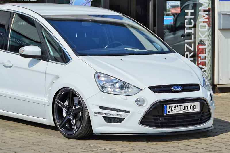 CUP Frontspoilerlippe ABS Ford S-Max Bj.: 2010-2014 Schwarz Glanz