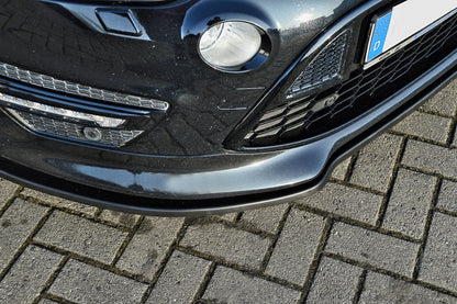 CUP Frontspoilerlippe ABS Ford S-Max Bj.: 2010-2014 Schwarz Glanz
