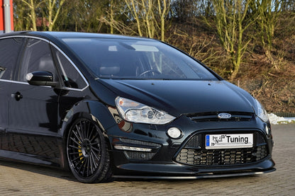 CUP Frontspoilerlippe ABS Ford S-Max Bj.: 2010-2014 Schwarz Glanz