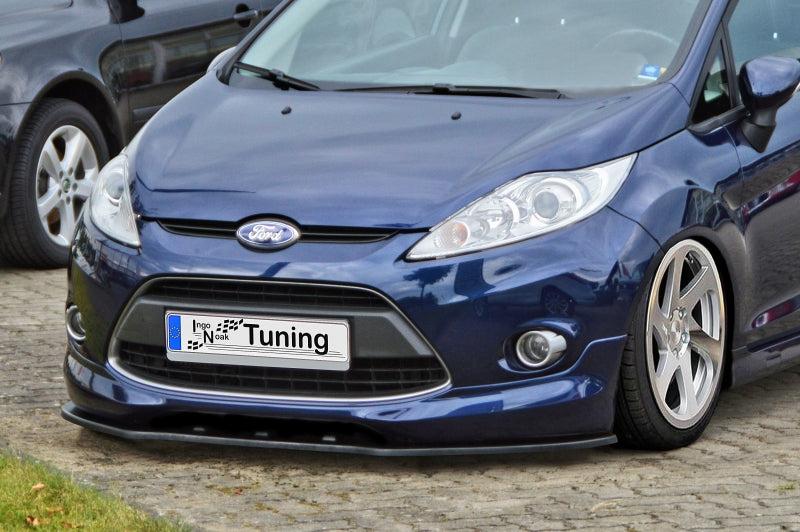 CUP Frontspoilerlippe ABS Ford Fiesta, Sport, JA8, MK7 Schwarz Glanz