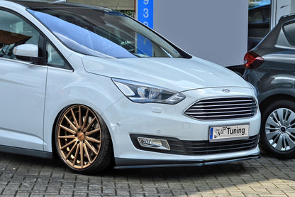 CUP Frontspoilerlippe ABS Ford C-Max ab Bj.: 2015- Schwarz Glanz