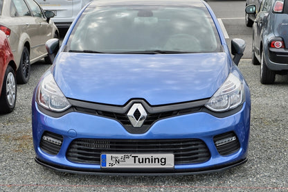 CUP Frontspoilerlippe ABS Renault Clio 4, GT + GT-Line Schwarz Matt