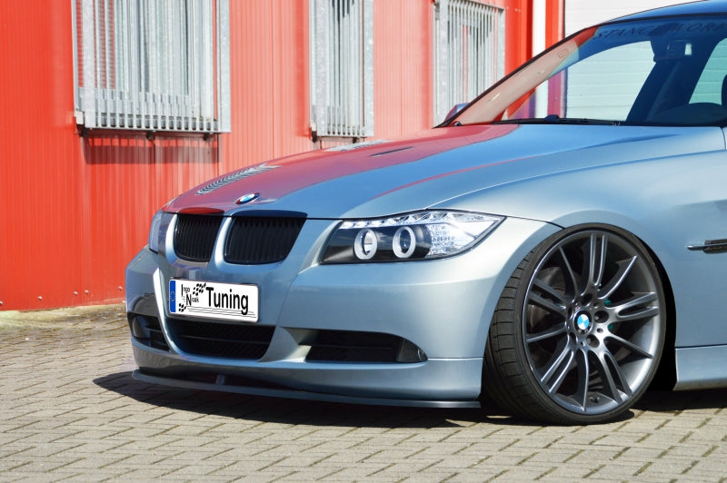 CUP Frontspoilerlippe ABS BMW 3er E90/E91 Bj.: 2005-2008 Schwarz Matt