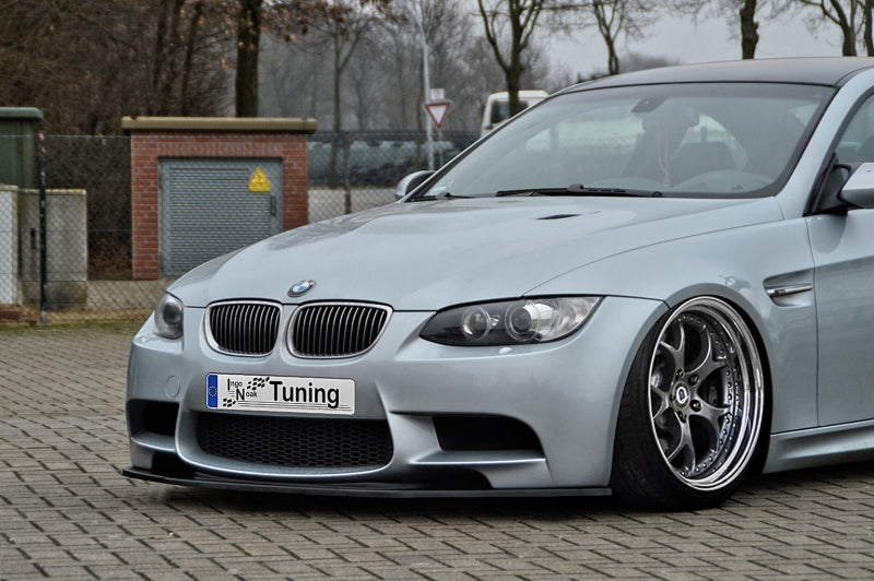 CUP Frontspoilerlippe ABS BMW M3 E92/E93 Bj.: 2007-2013 Schwarz Glanz