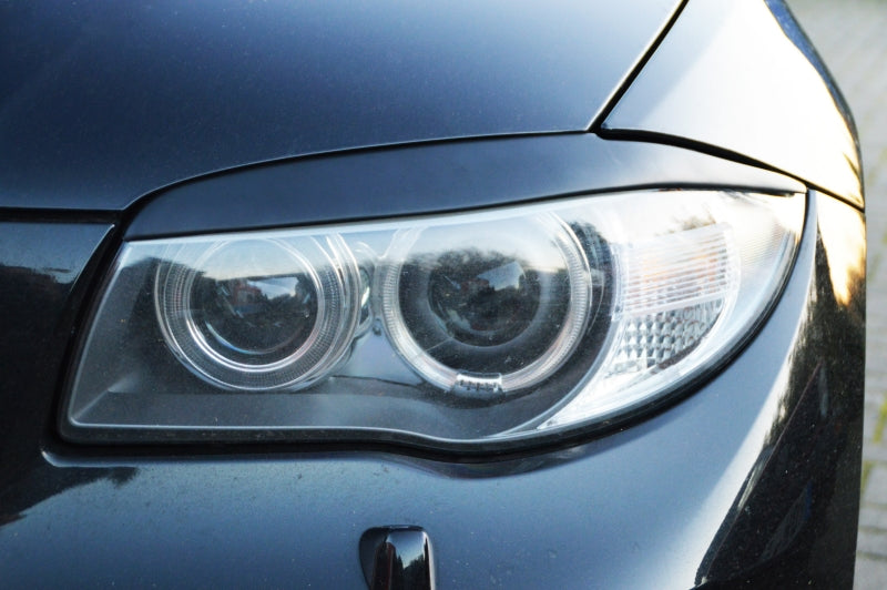 Scheinwerferblenden BMW 1er E81/82//87/88 Bj.: 2004-2013 Schwarz Matt