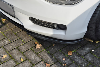 CUP Frontspoilerlippe ABS BMW 1er F20/F21 Bj.: 2011-2015 Schwarz Glanz