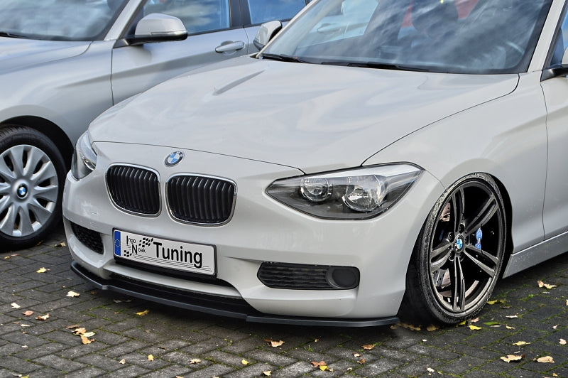 CUP Frontspoilerlippe ABS BMW 1er F20/F21 Bj.: 2011-2015 Schwarz Glanz