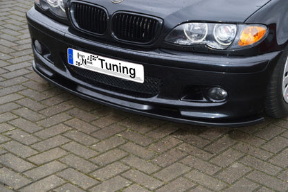 CUP Frontspoilerlippe ABS BMW 3er E46 Bj.: 1998-2007 Schwarz Glanz