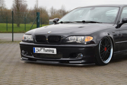 CUP Frontspoilerlippe ABS BMW 3er E46 Bj.: 1998-2007 Schwarz Glanz