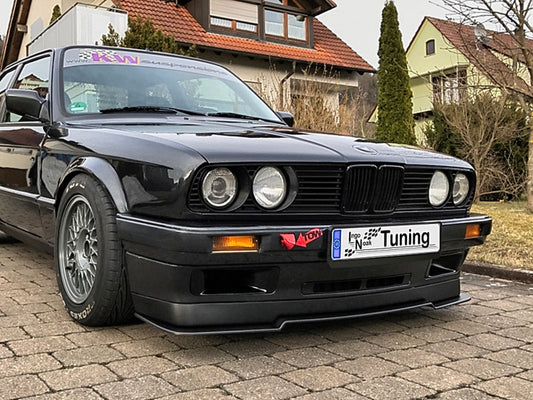 CUP Frontspoilerlippe ABS BMW 3er E30 Bj.: 1982-1994 Schwarz Matt