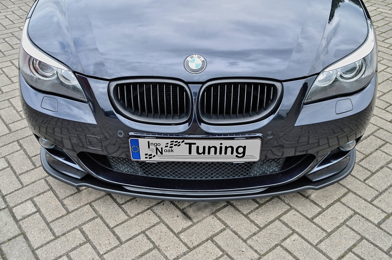 CUP Frontspoilerlippe ABS BMW 5er E60+61 Bj.: 2003-2010 Schwarz Glanz