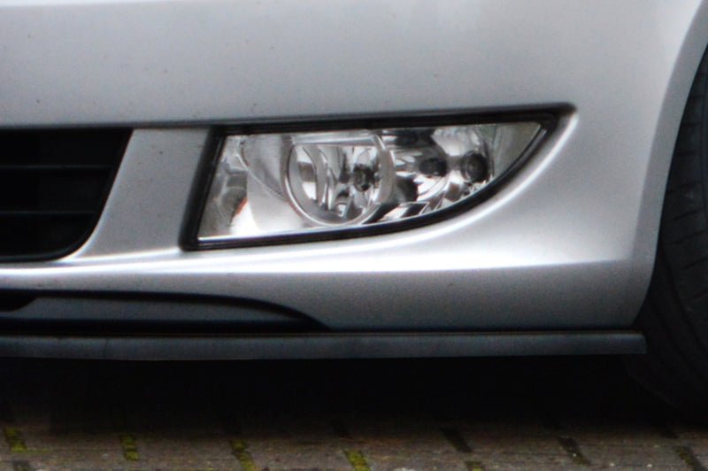 CUP Frontspoilerlippe ABS Skoda Roomster Ab Bj.: 2010- Schwarz Matt