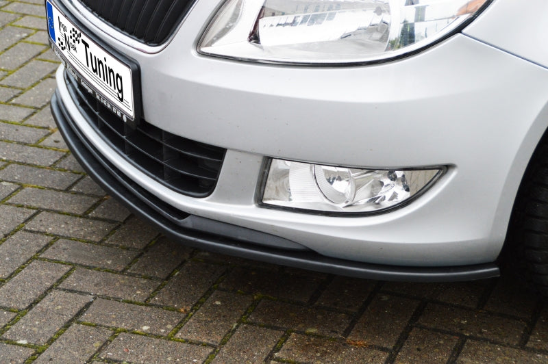 CUP Frontspoilerlippe ABS Skoda Roomster Ab Bj.: 2010- Schwarz Matt