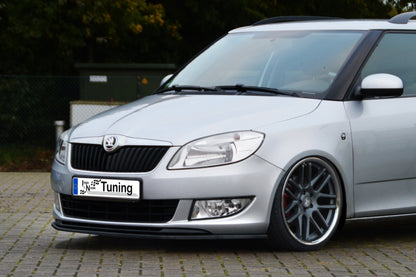 CUP Frontspoilerlippe ABS Skoda Roomster Ab Bj.: 2010- Schwarz Glanz