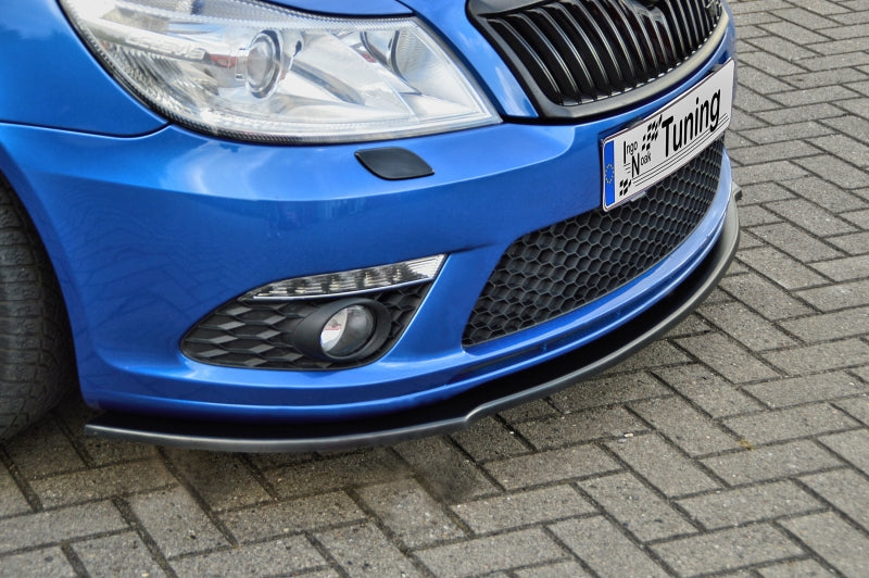 CUP Frontspoilerlippe ABS Skoda Octavia RS 1Z Bj.: 2009-2013 Schwarz Glanz
