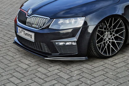 CUP Frontspoilerlippe ABS Skoda Octavia RS 5E ab Bj.: 2013- Schwarz Matt