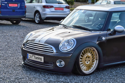 CUP Frontspoilerlippe ABS Mini Cooper R55 Ab Bj.: 2006- Schwarz Matt